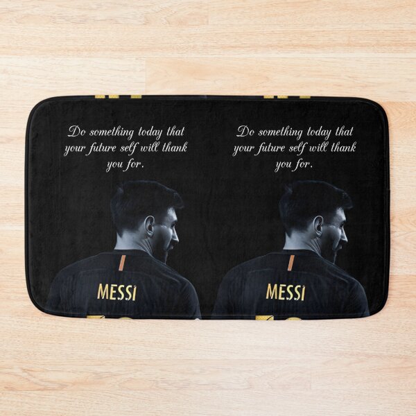 Item preview, Do Something Today That Your Future Self Will Thank You For Inspiring Motivational Quote Leonel Messi Portrait designed and sold by Matt_Smith.