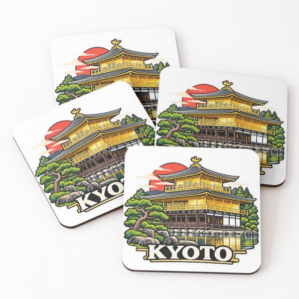 Item preview, Kyoto Golden Pavilion Kinkaku ji Landmark Souvenir Design designed and sold by Kenzie & Co.