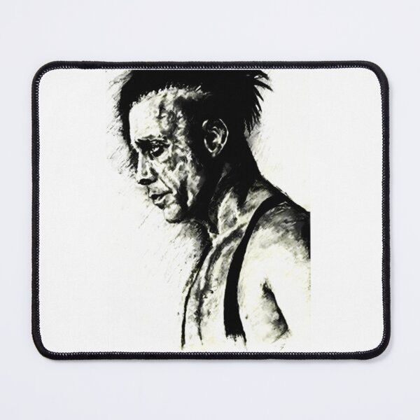 Item preview, Heavy Metal Singer Charcoal Rock Portrait designed and sold by IsrealTribble.