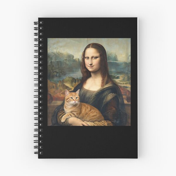 Artikelvorschau, Mona Lisa und Katze Vintage-Kunst-Meme entworfen und verkauft von Hedoraxe.
