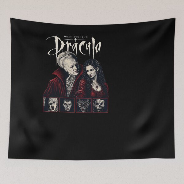 Item preview, Dracula Tshirts Bram Stoker's Vampire Spooky Gothic Halloween designed and sold by Clairemurphy299.