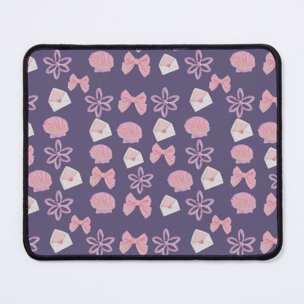 Item preview, Cute Pink Bows and Seashells Pattern designed and sold by Virtualrecluse.