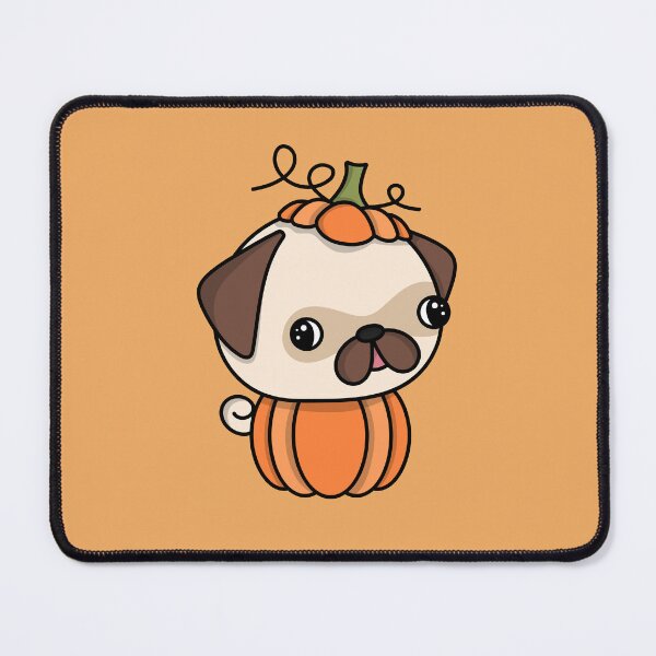 Item preview, Cute Pumpkin Pug - Halloween Kawaii Dog designed and sold by MiaBellaGirl.