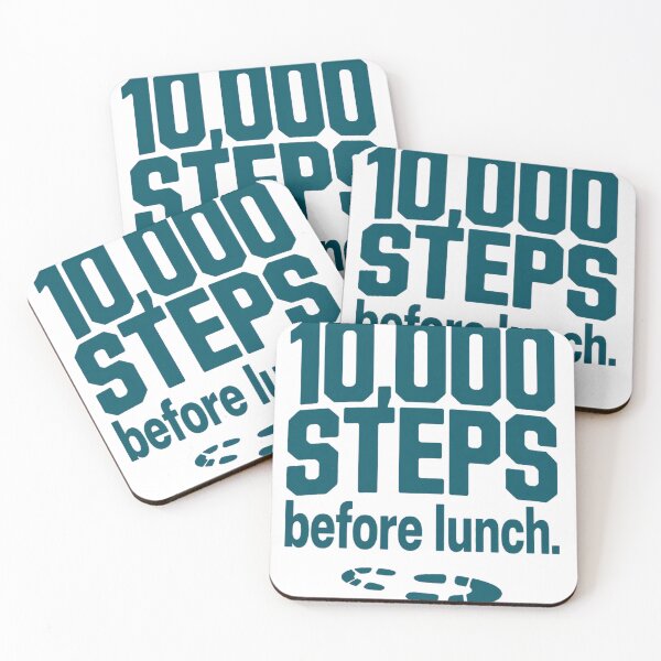 Item preview, 10000 Steps Before Lunch Funny Nurse Fitness Gift designed and sold by ys96.