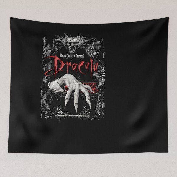 Item preview, Dracula Tshirts Bram Stoker's Vintage Vampire Horror Halloween designed and sold by Clairemurphy299.