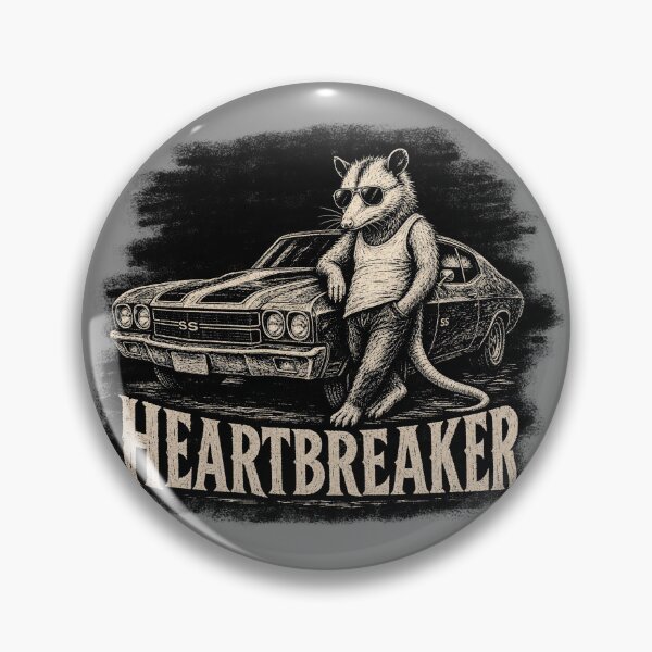 Item preview, Heartbreaker Possum & Chevelle – Woodcut Edition designed and sold by Automotive Art by Greg.