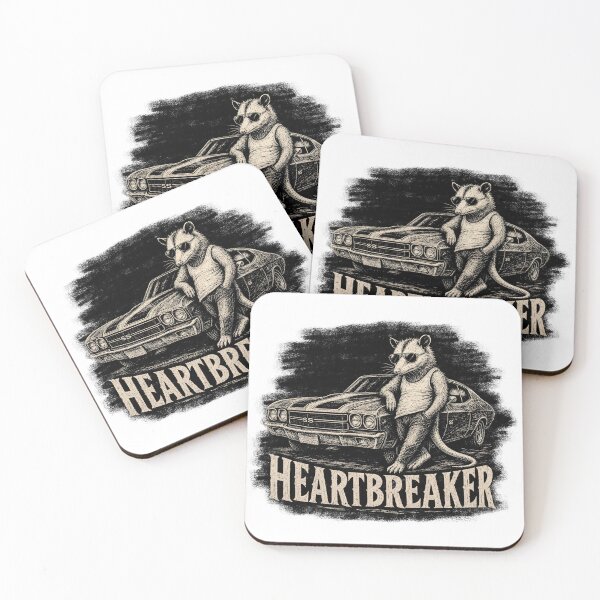 Item preview, Heartbreaker Possum & Chevelle – Woodcut Edition designed and sold by Automotive Art by Greg.