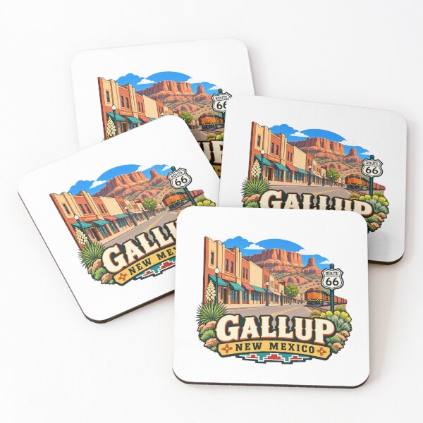 Item preview, Gallup, New Mexico -  Route 66 Desert Town designed and sold by Myra365Art.