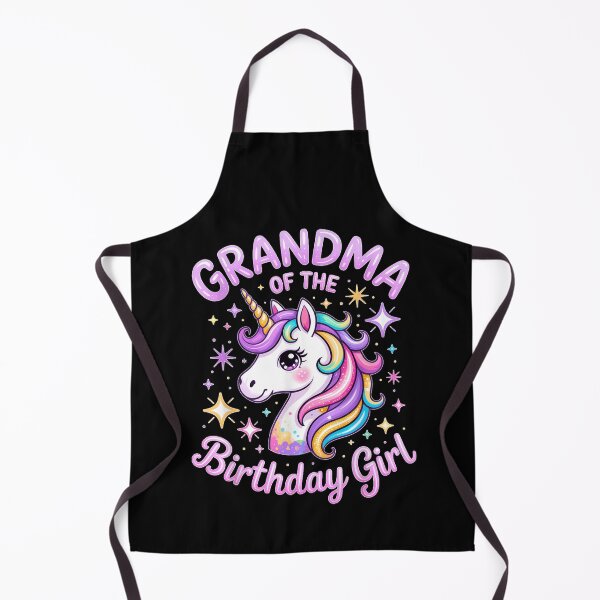 Item preview, Grandma of The Birthday Girl Cute Unicorn  designed and sold by MassonCalepon.