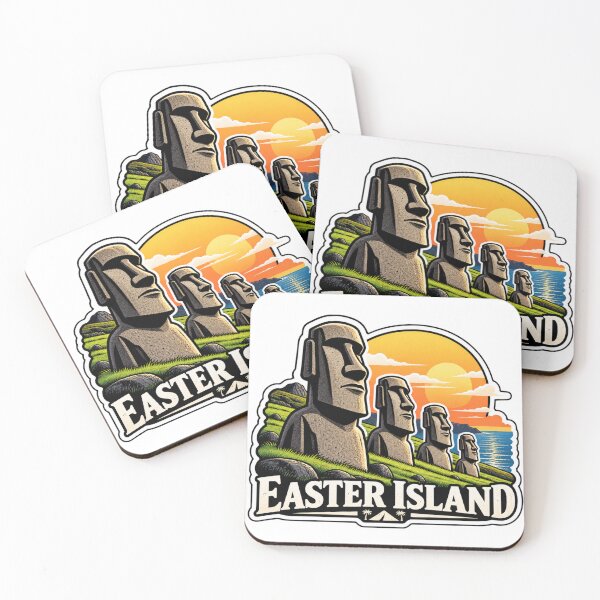 Item preview, Easter Island Moai Statue Landmark Souvenir Design designed and sold by Kenzie & Co.