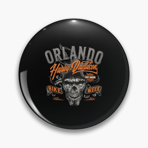 Artikelvorschau, Orlando Harley-Davidson Bike Week Skull entworfen und verkauft von Barthonze.