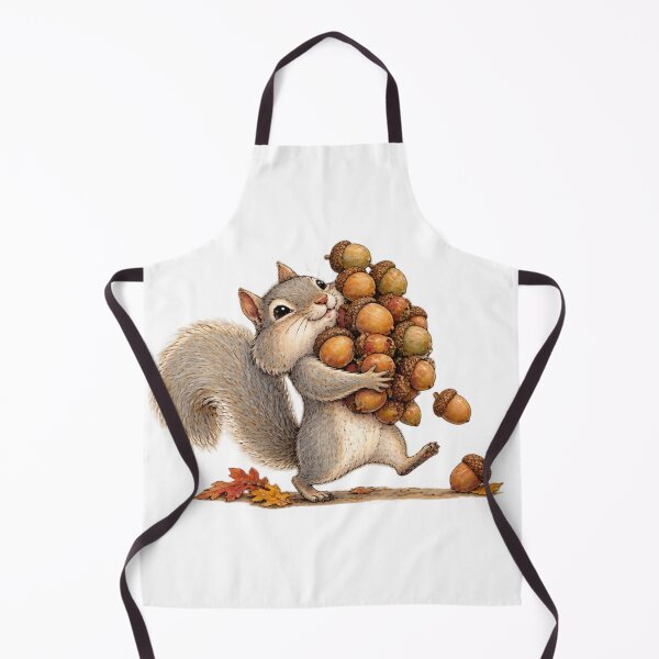Item preview, Squirrel with Acorns 1A designed and sold by CrumbBumStudio.