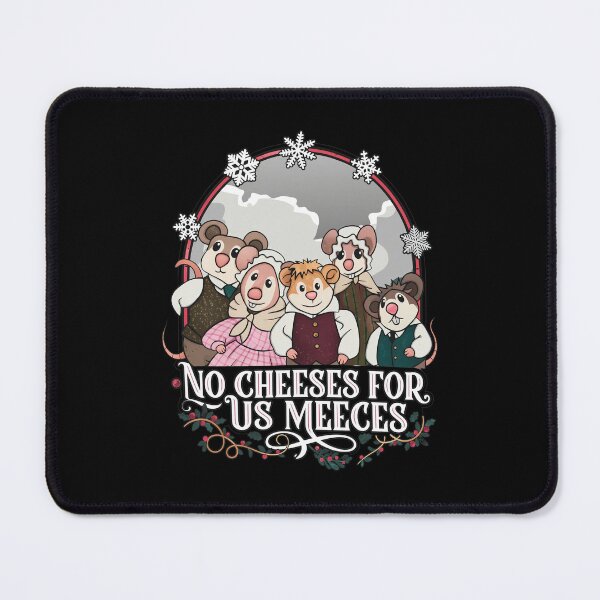 Item preview, No Cheeses For Us Meecees Christmas Mice Winter Art designed and sold by Barthonze.