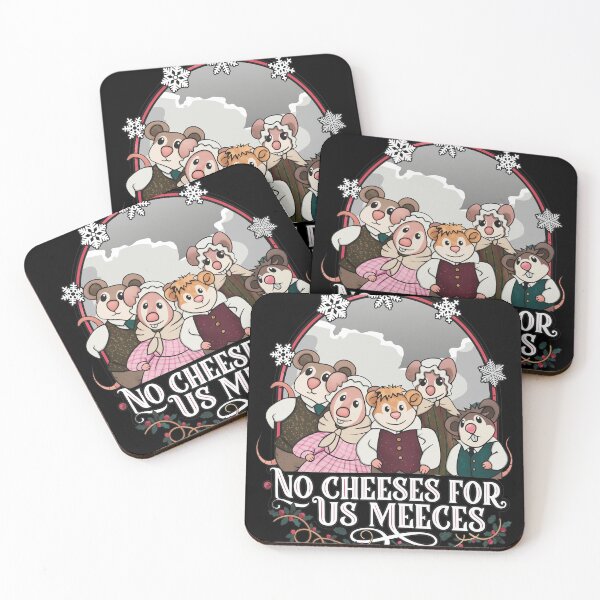 Item preview, No Cheeses For Us Meecees Christmas Mice Winter Art designed and sold by Barthonze.