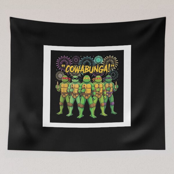 Item preview, Turtle Heroes Celebrate with Fireworks designed and sold by Barthonze.
