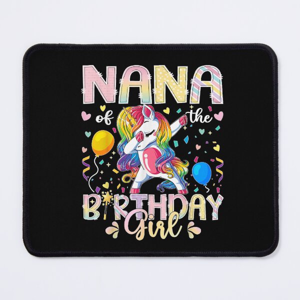 Item preview, Nana of The Birthday Girl Unicorn Dabbing designed and sold by MassonCalepon.