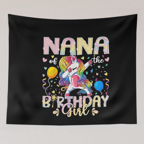 Item preview, Nana of The Birthday Girl Unicorn Dabbing  designed and sold by MassonCalepon.
