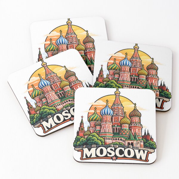 Item preview, Moscow Saint Basils Cathedral Red Square Landmark Souvenir Design designed and sold by Kenzie & Co.