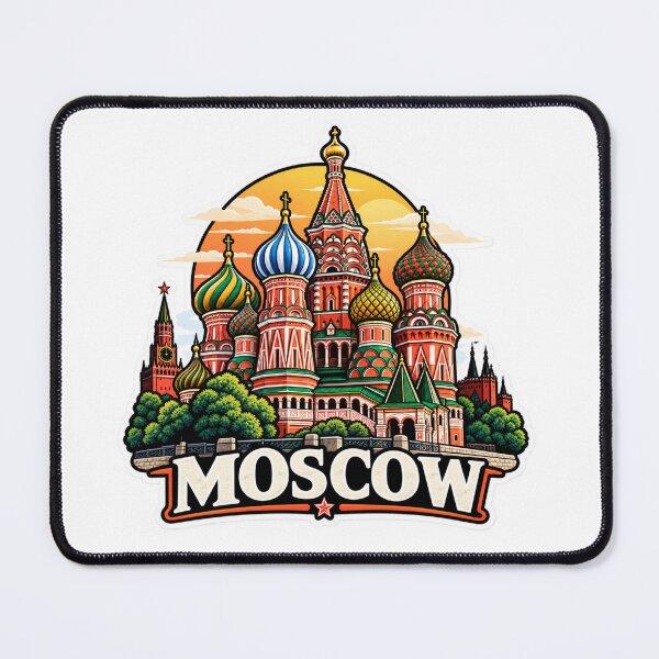Item preview, Moscow Saint Basils Cathedral Red Square Landmark Souvenir Design designed and sold by Kenzie & Co.