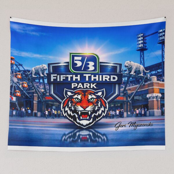 Item preview, Detroit Tigers Opening Day at  Fifth Third Park  designed and sold by The Art Queen Of Michigan .