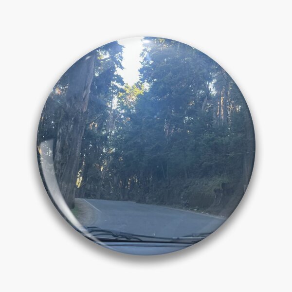 Item preview, Scenic Forest Highway Drive from Car Dashboard designed and sold by Wild---Threads.
