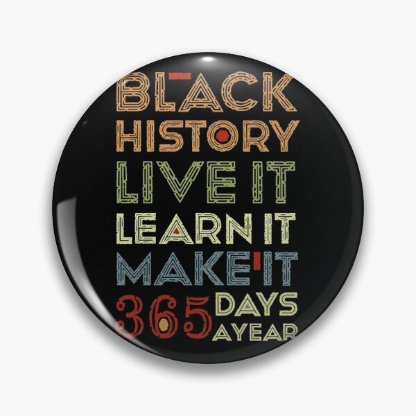 Item preview, Black History Live It Learn It Typography designed and sold by RustinGalici.