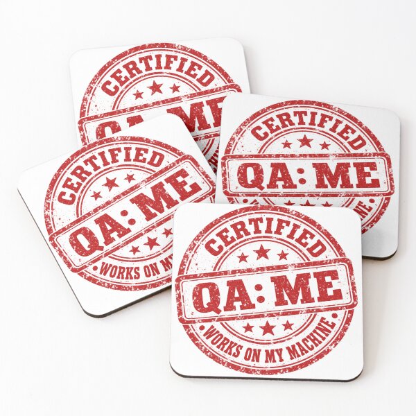 Item preview, Certified Works On My Machine Funny Developer Stamp designed and sold by ys96.
