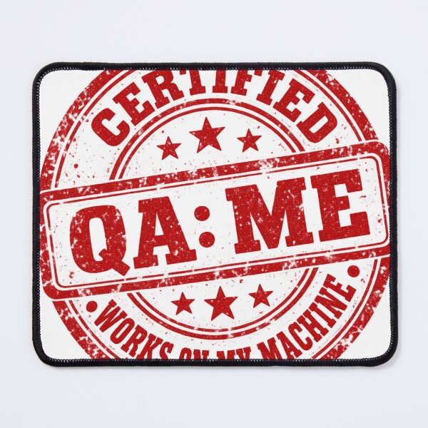 Item preview, Certified Works On My Machine Funny Developer Stamp designed and sold by ys96.