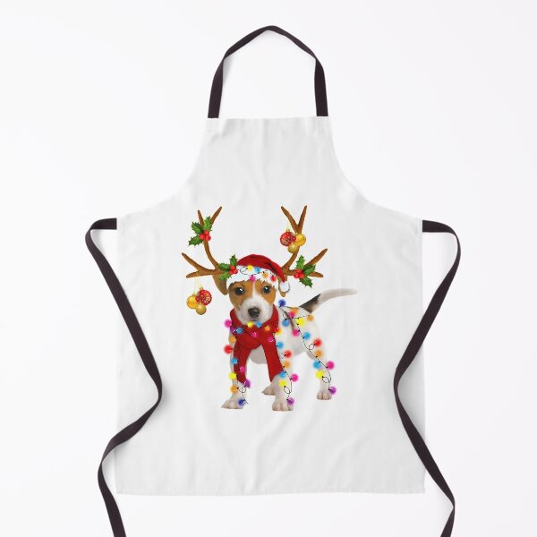 Item preview, Jack Russell Dog Gorgeous Reindeer Christmas Lights Tree Dog Scarf Xmas Santa Claus designed and sold by GuessNexted.