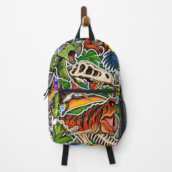 Item preview, Dinosaur Sticker Bomb – Prehistoric Jurassic Fossil Collage designed and sold by Inked Legacy.