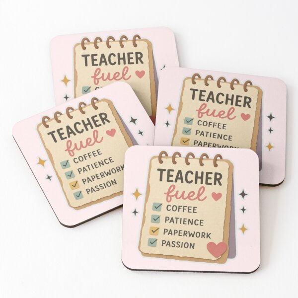 Item preview, Teacher Fuel- Coffee, Patience, Paperwork, Passion Teacher Appreciation Design designed and sold by Palette & Hue.