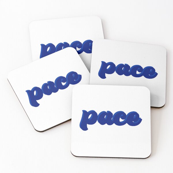 Item preview, Blue Pace Sticker Groovy Font 22 designed and sold by vntgxprss.