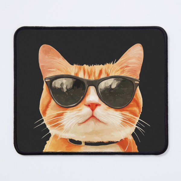 Item preview, Cool Orange Cat with Sunglasses designed and sold by W Designs.