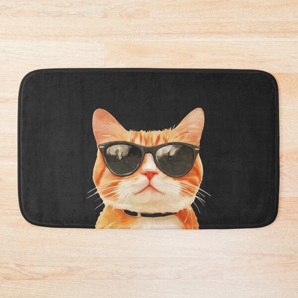 Item preview, Cool Orange Cat with Sunglasses designed and sold by W Designs.