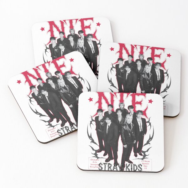 Item preview, Stray Kids Group Portrait with Stylized Red Logo designed and sold by Barthonze.
