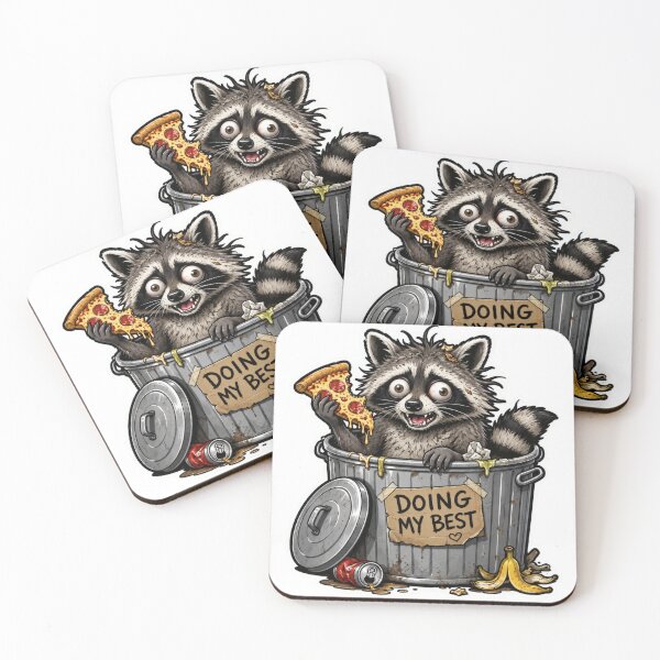 Item preview, Doing My Best Trash Panda Raccoon designed and sold by TrendScanner.