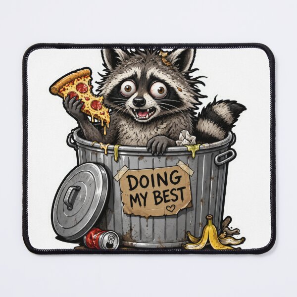 Item preview, Doing My Best Trash Panda Raccoon designed and sold by TrendScanner.