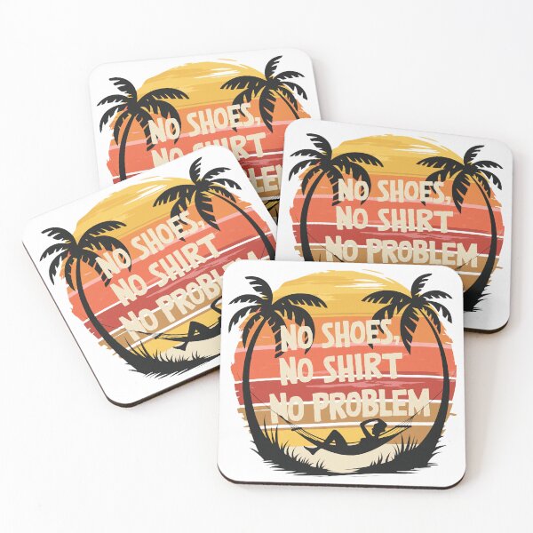 Item preview, No Shoes No  No Problem Hammock Tropical Sunset designed and sold by Barthonze.