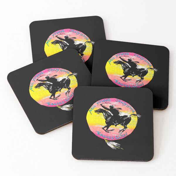 Item preview, Retro Cowboy Wild Horse Sunset Silhouette designed and sold by RustinGalici.