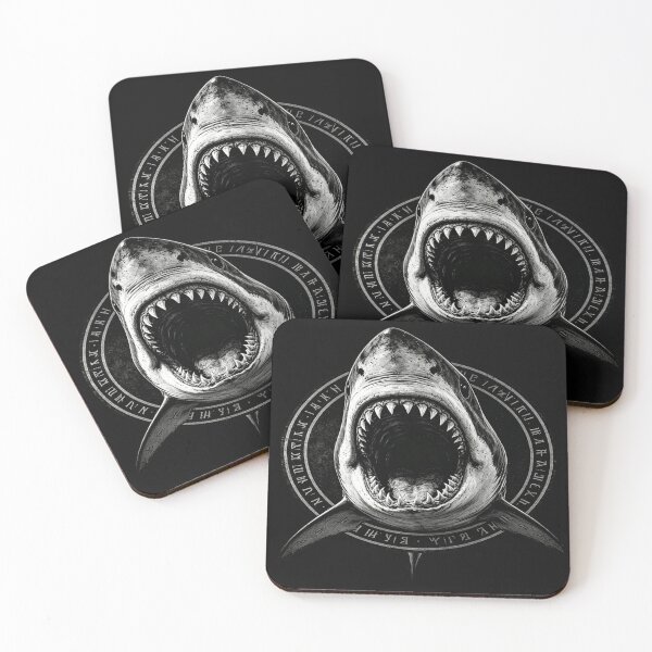 Item preview, Dark Fantasy Emblem – Megalodon Ancient Predator designed and sold by Mggtz.