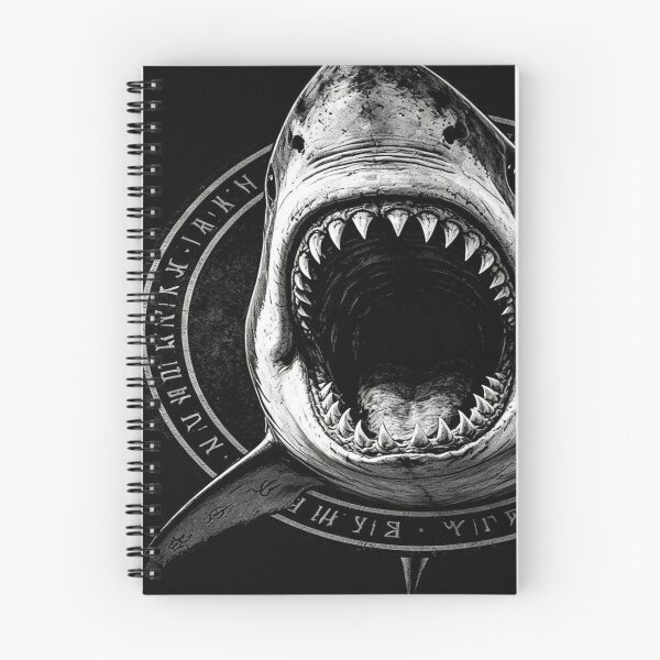 Item preview, Dark Fantasy Emblem – Megalodon Ancient Predator designed and sold by Mggtz.