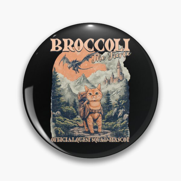 Item preview, Broccoli The Fierce Quest Squad Fourth Wing Inspired designed and sold by Harner Subhan.