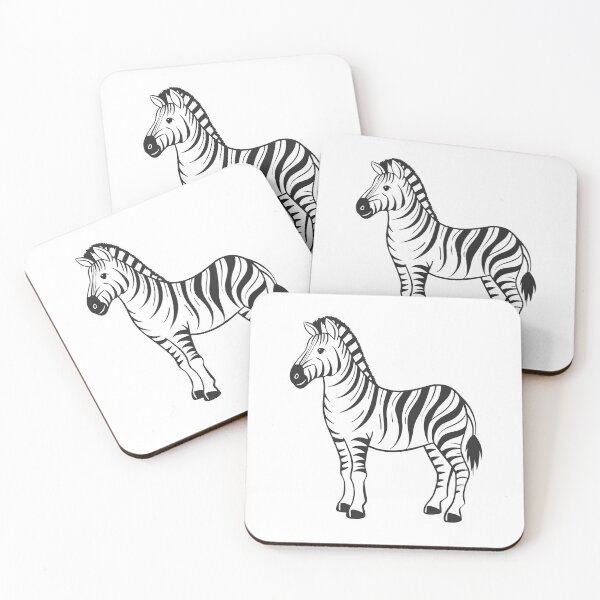 Item preview, Cebra Elegante Regalo 1 Line Art designed and sold by OneLine Studio.