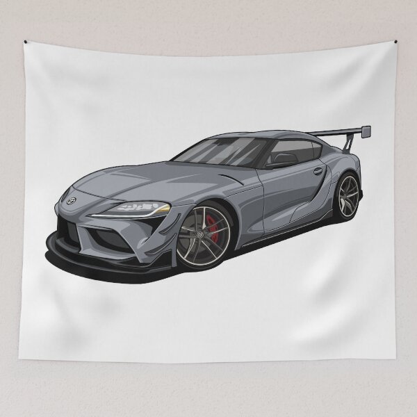 Item preview, Toyota Supra GTR JDM Sports Car – Japanese Car Vector Art designed and sold by wisnubayuaji.
