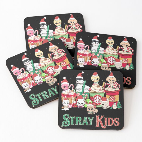 Item preview, Stray Kids Holiday Cute Characters Festive Drinks designed and sold by Barthonze.