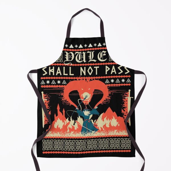 Item preview, Yule Shall Not Pass Balrog Wizard Confrontation Design designed and sold by Barthonze.