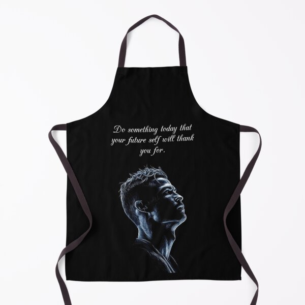 Item preview, Do Something Today That Your Future Self Will Thank You For Inspiring Motivational Quote Cristiano Ronaldo Portrait designed and sold by Matt_Smith.