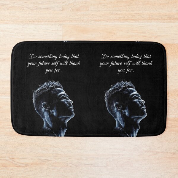 Item preview, Do Something Today That Your Future Self Will Thank You For Inspiring Motivational Quote Cristiano Ronaldo Portrait designed and sold by Matt_Smith.