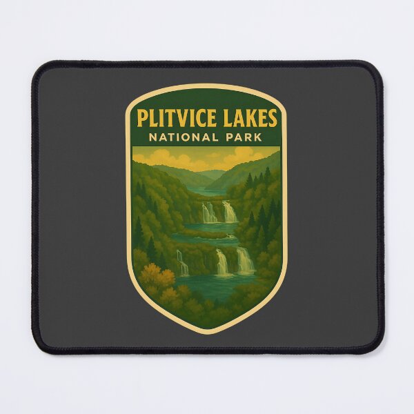 Item preview, Vintage Croatia National Parks Travel Collection: Plitvice Lakes designed and sold by PinUpPizzazz.