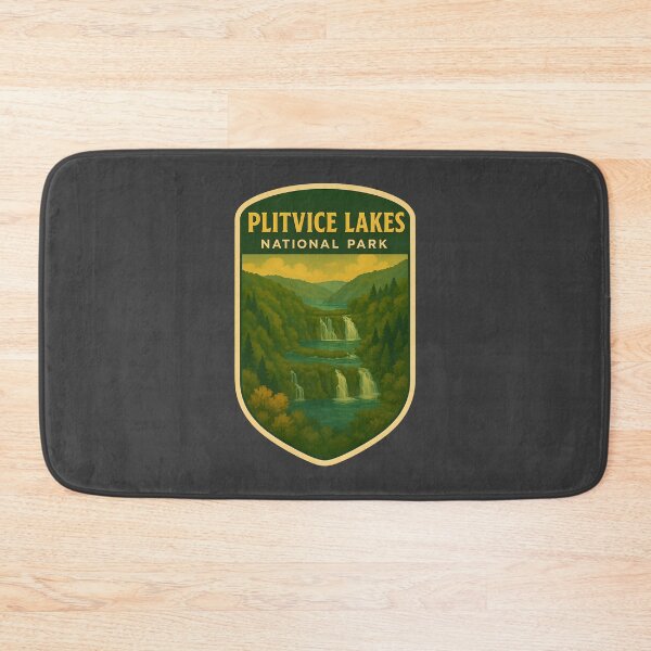 Item preview, Vintage Croatia National Parks Travel Collection: Plitvice Lakes designed and sold by PinUpPizzazz.